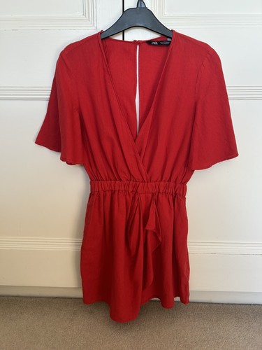 Lovely linen zara red wrap - lovely,