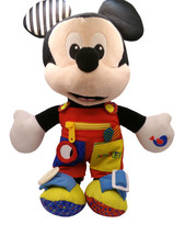 Disney Baby Mickey Mouse Baby Sensory Interactive Learn Abilities Soft Plush Toy