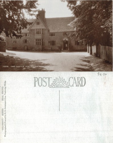 Vintage postcard the castle - postcard,