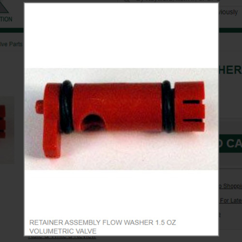 Retainer assembly flow washer - flow,
