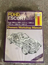 MK3 Ford Escort Haynes Manual