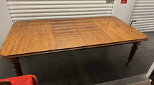 Antique Mahogany Wind Out Dining Table 58in X 48in Closed 94in X 48in Extended