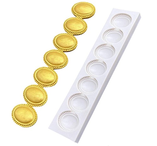 Oval pearl string beads - 7,