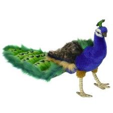 24cm Hansa Peacock Plush Toy