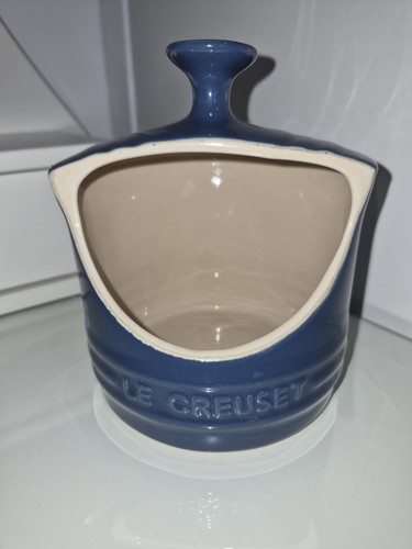 Creuset blue stoneware salt - creuset,