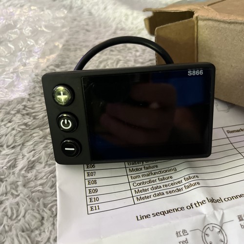 S866 display electric - electric, bike