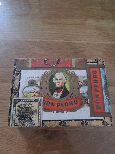 Antique wooden cigar box - antique,