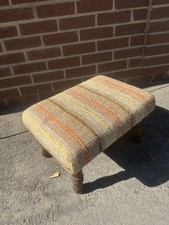 Vintage Upholstered Footstool