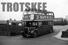 35mm Negative London Transport AEC Regent 3 Weymann RT3502 LYR921 c1969