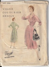 RARE 1954 Vogue Couturier