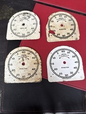 VINTAGE Johnson Timer SMITHS ENGLISH CLOCK SYSTEMS SECONDS MINUTE STOPCLOCK X4