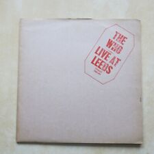 THE WHO Live At Leeds UK vinyl LP with poster and all inserts Track Records 1970