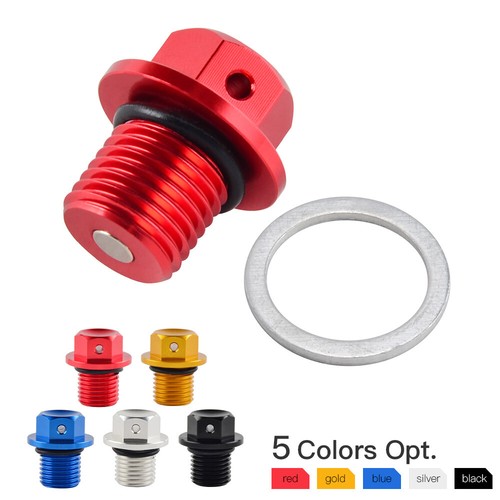 Magnetic oil drain plug bolt - oil,