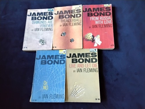 James bond joblot pb books - x,