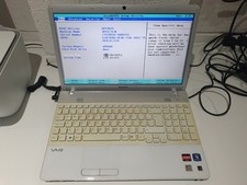 Sony Vaio PCG-61611M VPCEE3E0E 15.6" Laptop 4GB Ram AMD Athlon P340 White/Silver