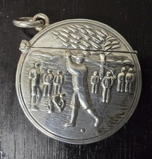 Antique Sterling Silver Golf