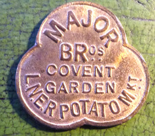 LNER Major Bros. Covent Garden Potato Market Token London & North East Railway
