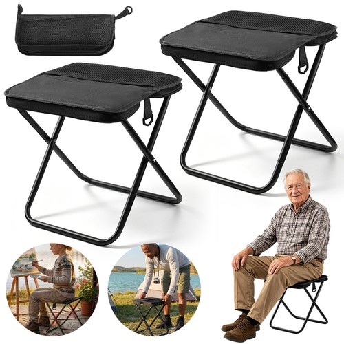 2pcs folding camping stool - folding,