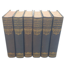 Harmsworth’s Household Encyclopedia 6 Vol Set Illustrated Antique Reference Book