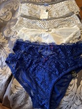 M&S Ladies Bundle Of Knickers X5 New Size 6-8