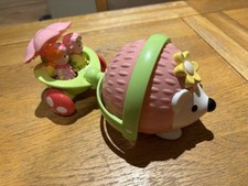 Happyland Wobble Along Hedgehog Carriage And Fairy Figures
