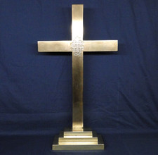 Large 25" Solid Brass Church