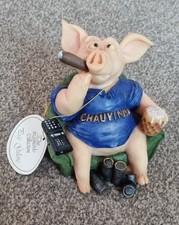 The Leonardo Collection Pigs Galore Chauvinist Figurine Approx 9cm Tall