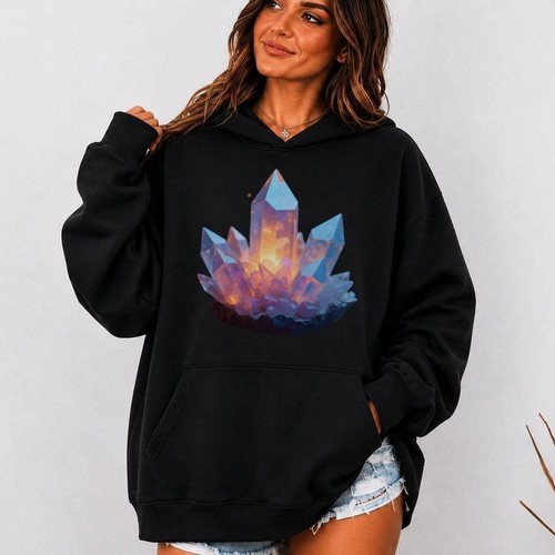 Vibrant glowing crystal - glowing,
