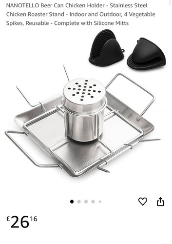 Nanotello beer can chicken