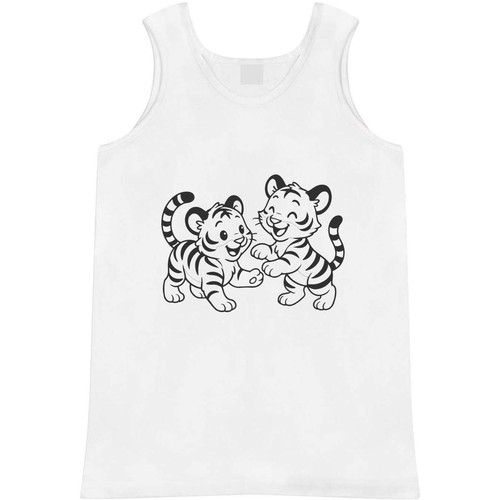 Playful tiger cubs adult - 'playful,