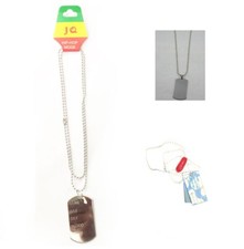 New Men Adult Dog Tag Chain