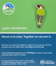 RSPB Pin Badge NIIC Green