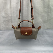 Longchamp-Grey Small Crossbody Bag