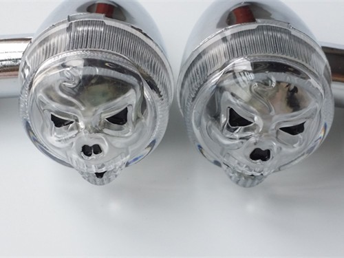 Black skull bullet turn - skull, signal