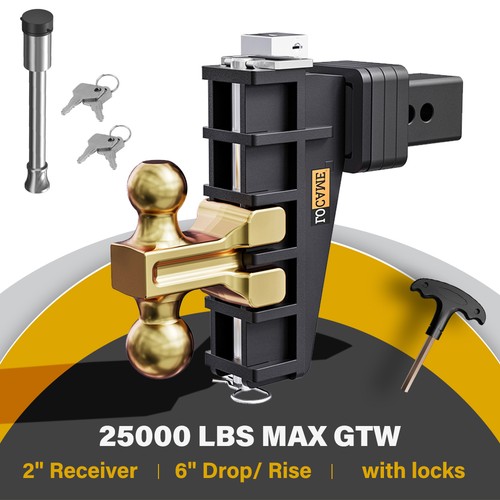 Adjustable trailer hitch - adjustable,