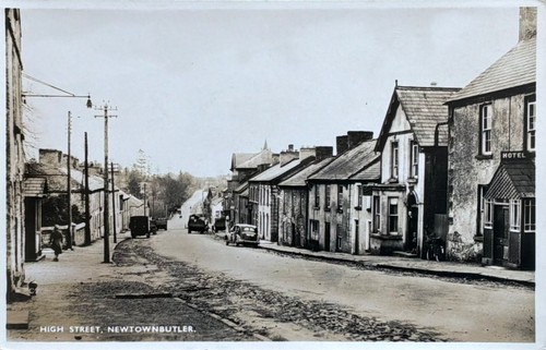 Newtownbutler main street - newtownbutler, real