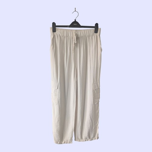 Cargo style wide - f&f, cream