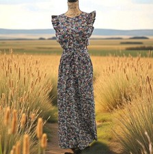 Vtg Handmade Pinafore Prairie