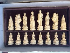 Studio Anne Carlton Chess Set - The American Civil War Original Box Vintage