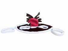 Christmas Horse Antler Fly Veil Ear Bonnet for Bridles Size Full Cob and Pony