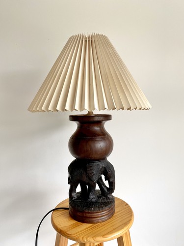 Vintage solid wood hand carved - solid,