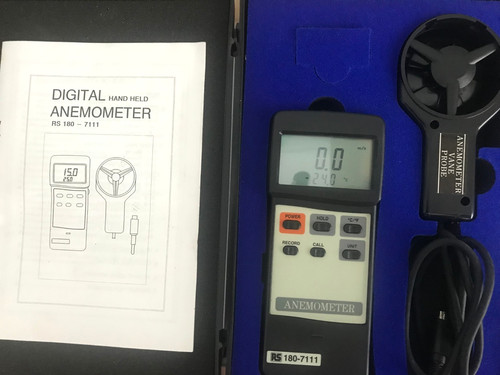 Digital handheld anemometer - handheld,