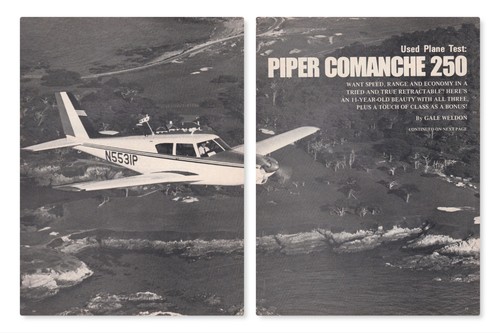 Piper comanche 250 aircraft - piper,