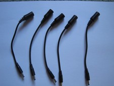 5 x DAISY CHAIN LEADS FOR GUITAR EFFECTS PEDALS, KORG VOLCA OR SIMILAR  