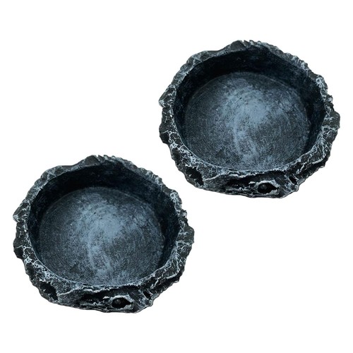 2pcs reptile water and - 2pcs,
