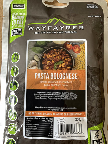 Wayfayrer pasta bolognese - wayfayrer,