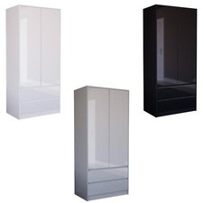 Modern Wooden Wardrobe High