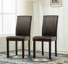 Faux leather dining - ,