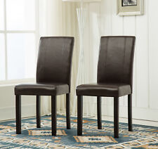2 x  Faux Leather Dining