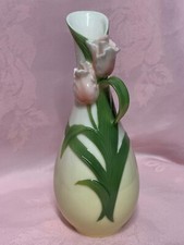 graff porcelain Pink Tulip design vase ✅ 1250